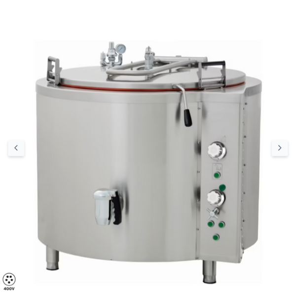  Τηγάνι βρασμού 325L - Ηλεκτρικό - 400V - Έμμεσο - 130 x 143,6cm